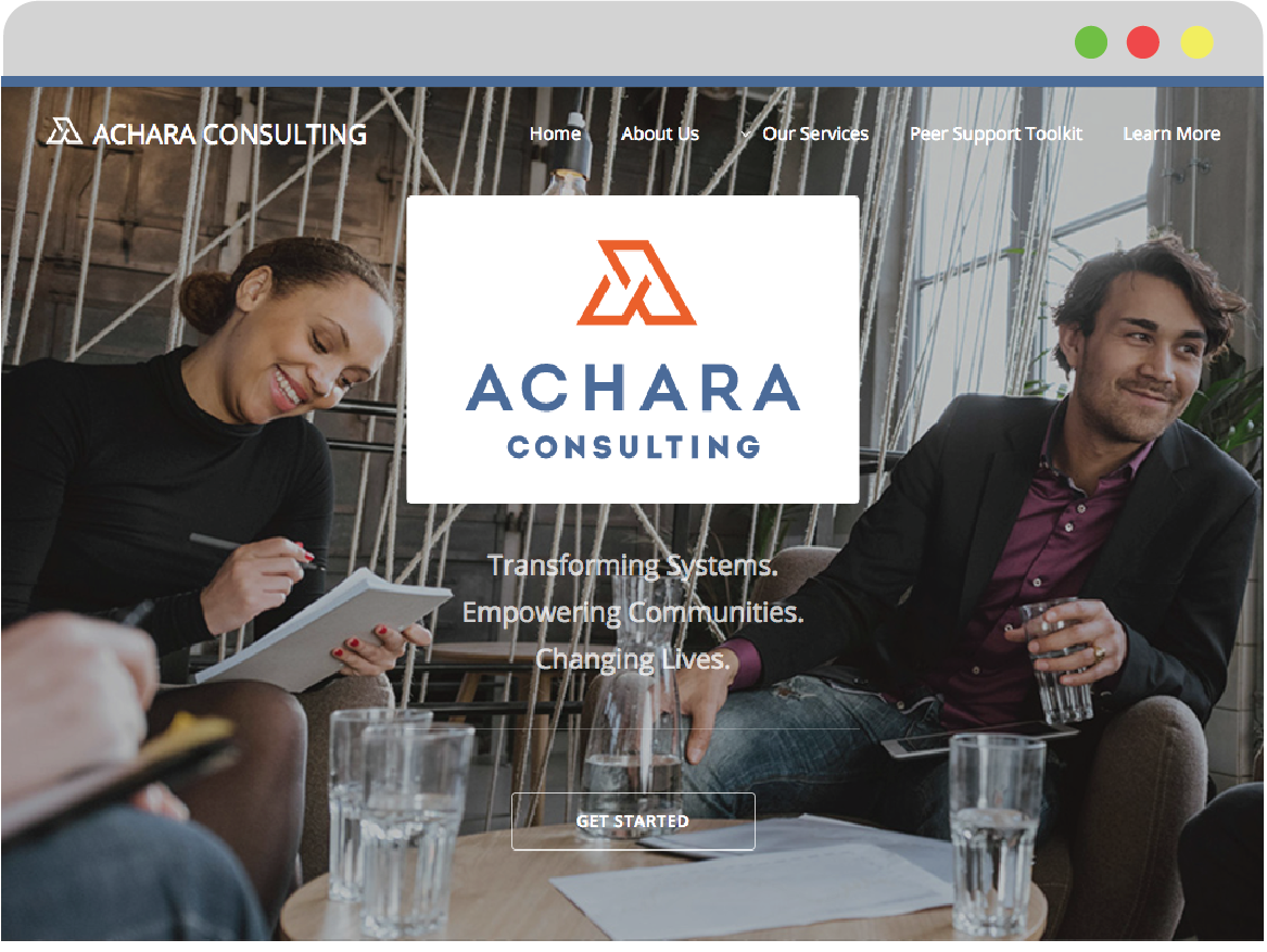 Website design for Achara Consulting thumbnail image