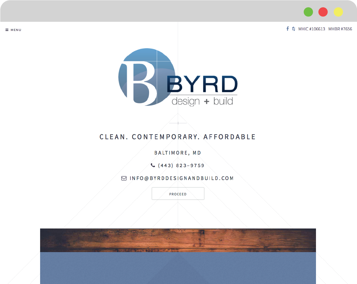 Web Design thumbnail image for Byrd Design and Build