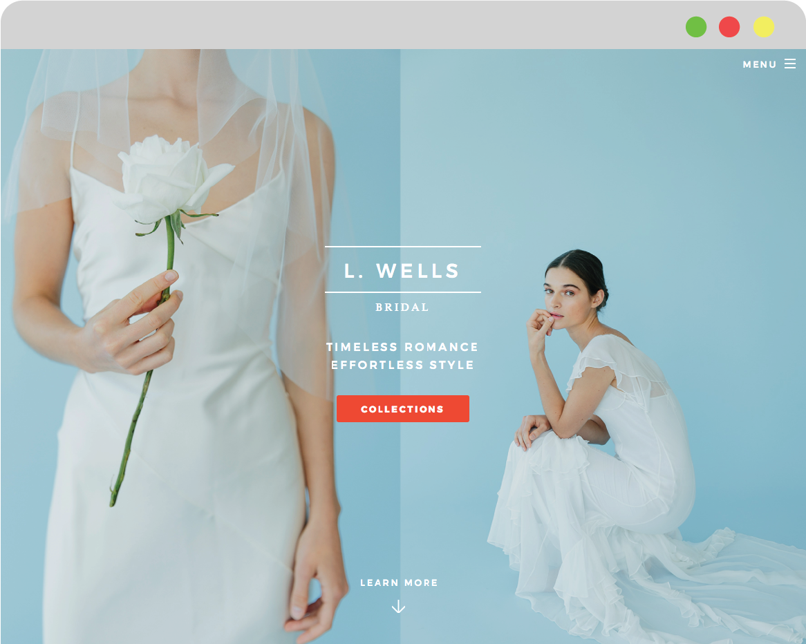 Landing Page thumbnail image for L. Wells Bridal